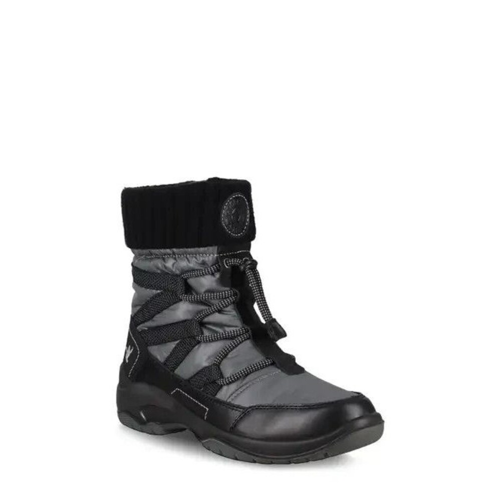 Santana Canada Women's THEA Waterproof Snow Boots Grey/Black- SZ 6 & 7 -NIB